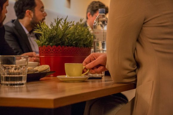 Reunión de trabajo en Café Flor